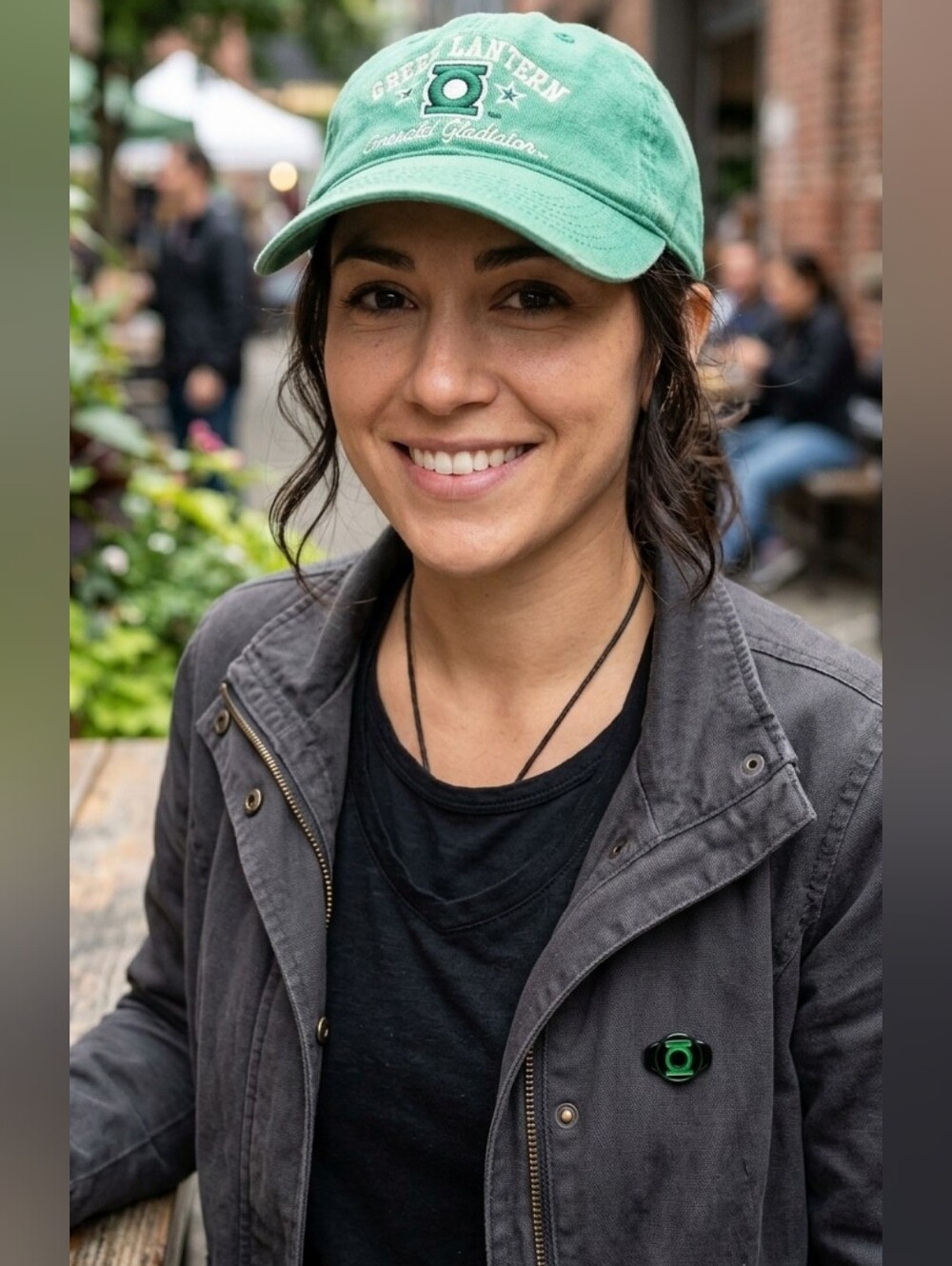DC Comics Green Lantern Embroidered Green Baseball Hat